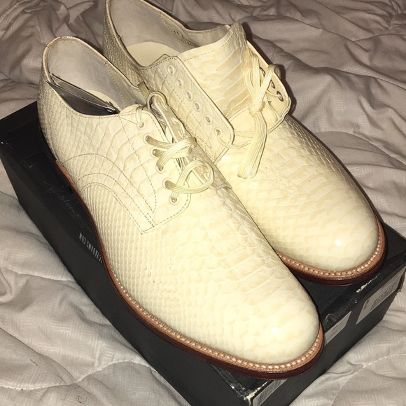 Stacy Adams Cream Anaconda Madison Size 11 - Picture 2 of 5